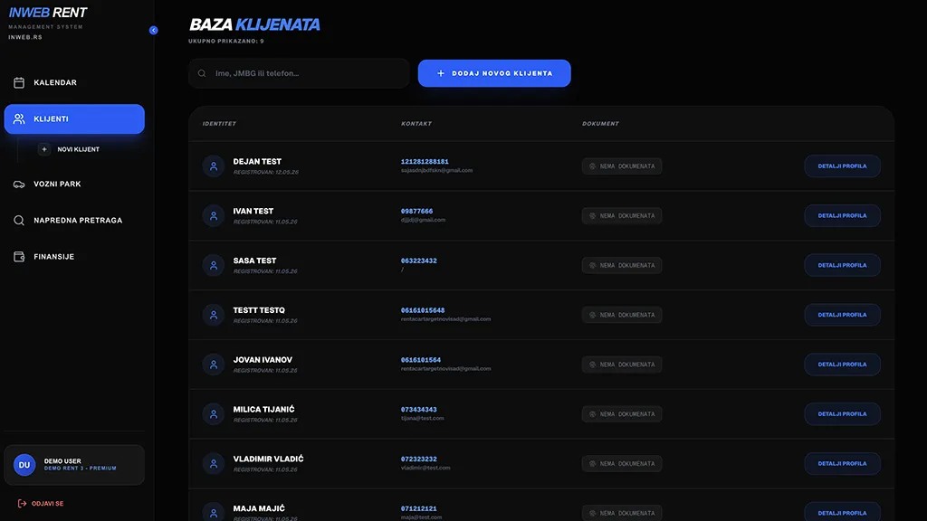 Baza klijenata